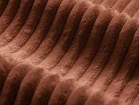 Coltar modular dreapta 2 locuri, Martina-212, Micadoni Home, 283x176x75 cm, velur, caramiziu