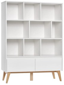 Bibliotecă pentru copii Pinio Swing, 120 x 160 cm, alb