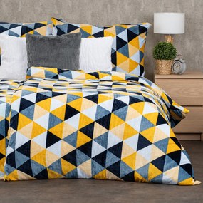 Lenjerie de pat 4Home Scandi triangle, microflanel, 140 x 200 cm, 70 x 90 cm