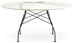 Masa de sufragerie GLOSSY XXL, varianta multipla - Kartell Culoare: Alb/Negru