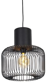 Lampă suspendată de design neagră - Baya