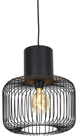 Lampă suspendată de design neagră - Baya
