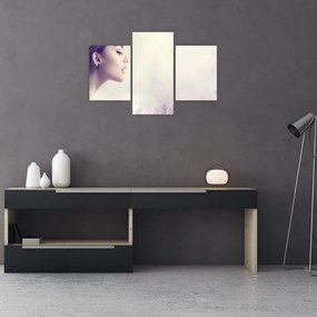 Tablou - Femeia cu lavandă (90x60 cm)