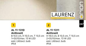 Aplica de exterior ambientala IP54 LAURENZ
