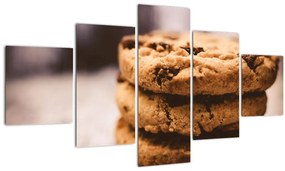 Tablou cu biscuiți cookies (125x70 cm), în 40 de alte dimensiuni noi