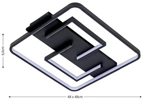 Plafonieră LED dimabilă Brilagi FLARE LED/34W/230V 3000-6000K + telecomandă