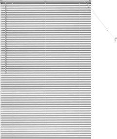 vidaXL Jaluzele venetiene Manual Argintiu 175 x 120 cm Aluminiu