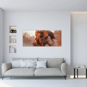 Tablou - Marele elefant african (120x50 cm)