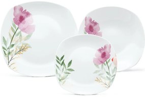 Arôme Home Set de masă cu 18 piese Roz mac