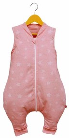 Sac de dormit cu picioruse, Stars in your eyes - Pink, 110 cm, 1.5 tog