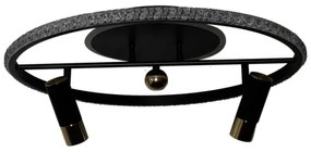 Plafonieră LED dimabilă LED/60W/230V 3000-6500K negru + telecomandă