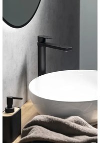 Baterie de lavoar Aqualine DAPHNE 29 cm negru mat