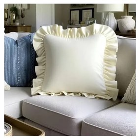 Față de pernă din amestec de bumbac 40x40 cm Ruffled – Mila Home