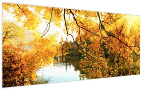 Tablou - Copac de toamnă (120x50 cm)