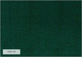 Colțar verde închis extensibil cu tapițerie din catifea (cu colț pe partea dreaptă) Lofty Lilly – Miuform