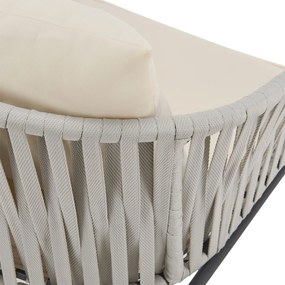 Jusky 2 fotolii metalice - gri deschis