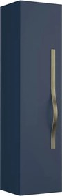 Dulap tip coloana suspendat albastru Krofam e-VOG 130 cm maner crom