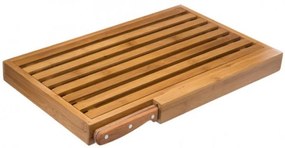Tocator pentru feliat paine, bambus, 44 x 27 cm