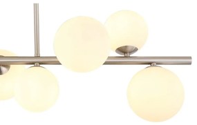 Plafoniera 9L design modern Riha nichel