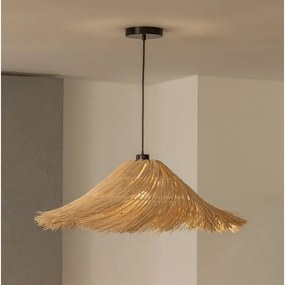 Brilagi - Lustră LED suspendată pe cablu CERIA BOHO 1xE27/40W/230V Ø 70 cm ratan