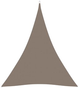 Parasolar, gri taupe, 4x5x5 m, tesatura oxford, triunghiular Gri taupe, 4 x 5 x 5 m