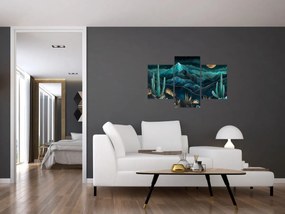 Tablou - Noapte turcoaz (90x60 cm)