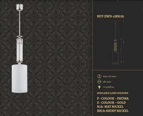 Pendul elegant design clasic Ruta