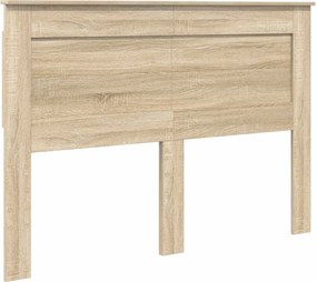 vidaXL Tăblie cap cu headboard Stejar Sonoma 160 cm Lemn compozit
