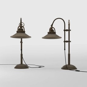 Lampa de masa stil industrial din alama personalizabila Alice