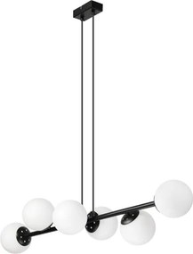 Brilagi - Lustră suspendată pe cablu MALONY, 6xE14/20W/230V, neagră