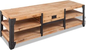 vidaXL Comodă TV din lemn masiv de acacia 140 x 40 x 45 cm