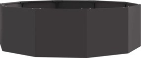 vidaXL Jardinieră Negru 120 x 120 x 35 cm Oțel