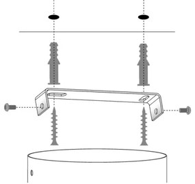 Lustră pe cablu SPACE 2xE27/60W/230V negru/auriu