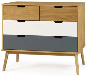 Comodă din lemn de pin Marckeric Cusco, 100 x 82 cm