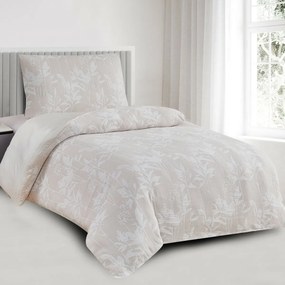 Lenjerie de pat din jacard Alabama bej, 140 x 200cm, 70 x 90 cm