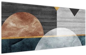 Tablou - Forme și texturi (120x50 cm)