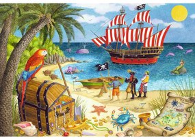PUZZLE PIRATI SI SIRENE, 2X24 PIESE - RAVENSBURGER (RVSPC05676)