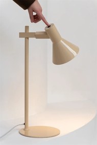 Lampa de masa din metal bej Stavanger
