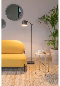 Lampadar negru cu abajur din metal (înălțime 135 cm) Hajo – White Label