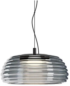 Redo 01-4543 - Lustră LED dimmabilă suspendată pe cablu ONDULA LED/16W/230V negru/fumuriu