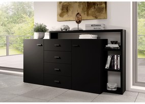 Comodă Bilsby Typ 27 (negru + negru mat). 1030553