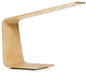 Lampă de masă LED1, mai multe variante - TUNTO Model: nuc natural, culoare albă