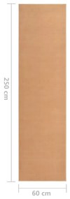 Covor traversa, bej, 60x250 cm, BCF Bej, 60 x 250 cm