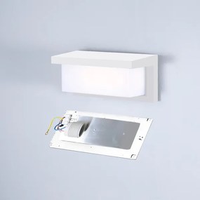Aplică de exterior Brilagi BRICKY 1xE27/60W/230V alb IP54