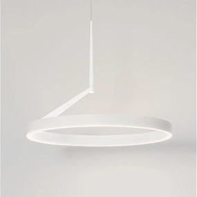 Lustra circulara aluminiu alb LED CCT ADALIZ 60cm