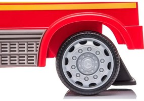 Bicicletă fără pedale Mercedes C-Class mașină de pompieri, roșu