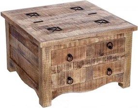 Masuta design industrial Iron Craft 70cm Mango