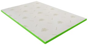 Topper saltea Aloe Vera 3+2 Memory Cool Gel, 120x190 cm