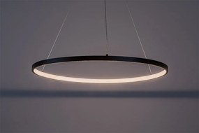 Lustra LED suspendata din metal negru Beliza