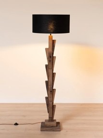 Lampadar din stejar reciclat, H172 cm, "Roots"